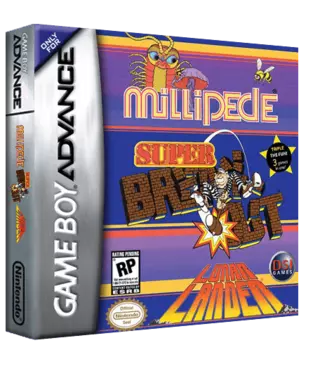 ROM 3 Games In One! - Super Breakout + Millipede + Lunar Lander